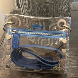 EUC Hammitt clear blue small Tony